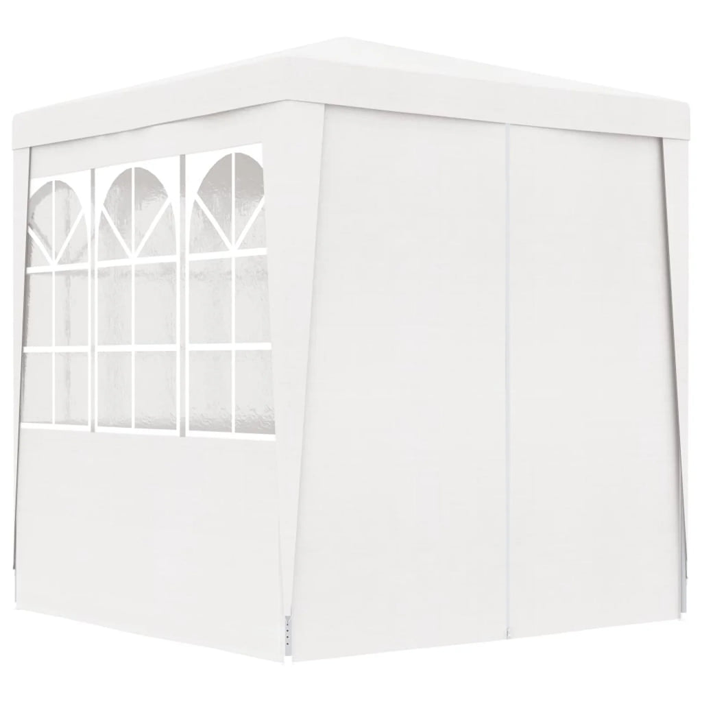 White Party Tent with Side Walls 6.6'x6.6' G911