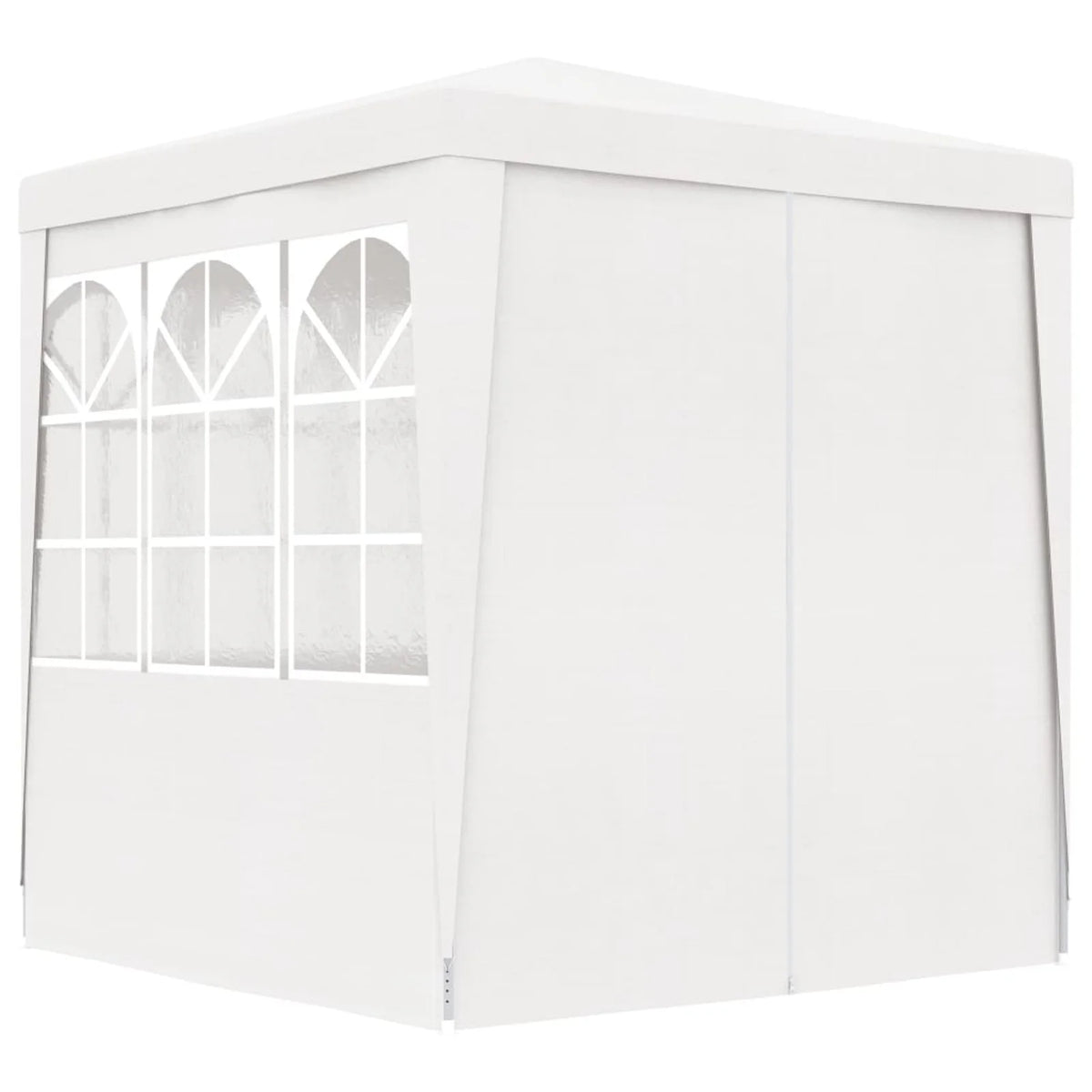 White Party Tent with Side Walls 6.6'x6.6' G911
