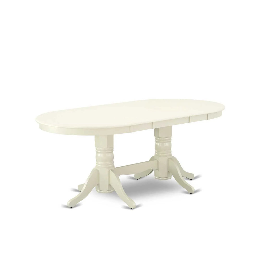 5 Piece Kitchen Table Set with Oval Dining Table and 4 Chairs W467