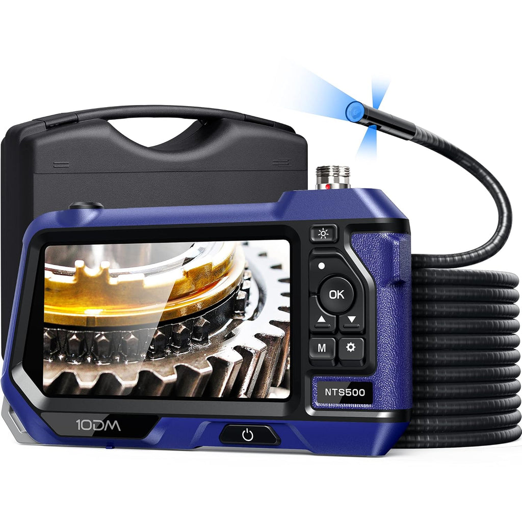 Waterproof Flexible Cable Industrial Endoscope with 5 IPS Color Screen F1584