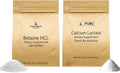 Calcium Lactate and Betaine HCL 1 lb Each Dietary Supplement A335474