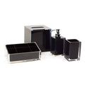 Black Bathroom Accessory Set S82552