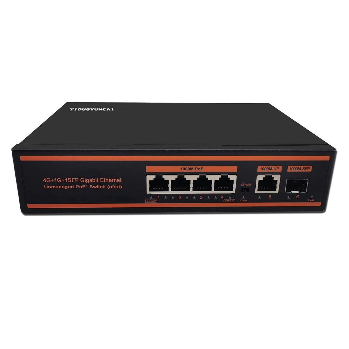 10 Port Gigabit PoE Switch, 8 Port PoE+ 1000Mbps, 2 Uplink Port, 150W, Metal, Fanless, Pack of 2 J135