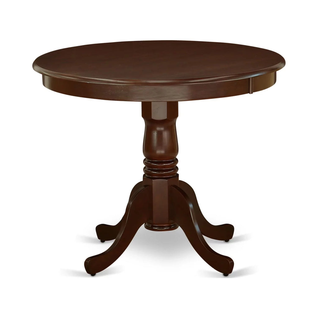 5 Piece Mahogany Wood Dining Table and Chairs Z560