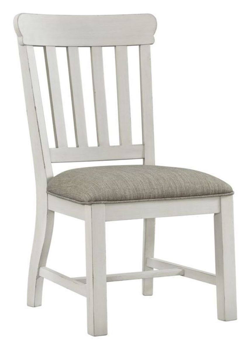 Gray Slat Back Side Chair K55890