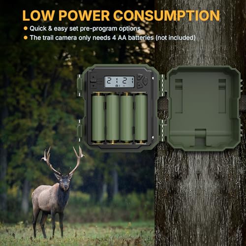 Mini Trail Camera 24MP 1080P Night Vision J692128
