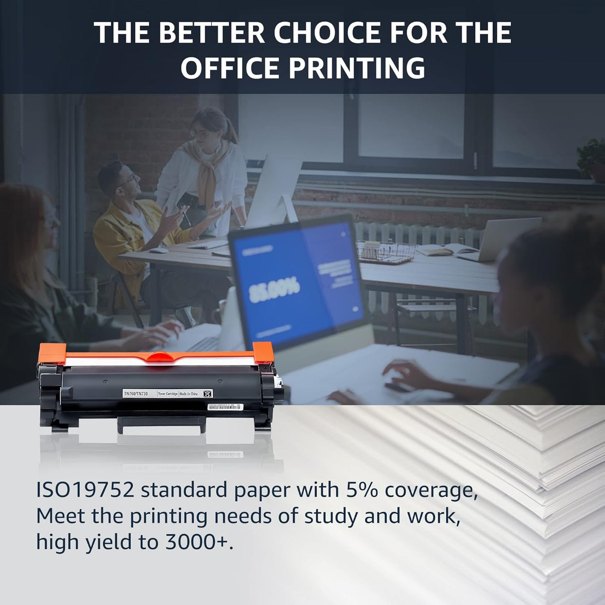 Black High Yield Toner Cartridge with Chip M5230