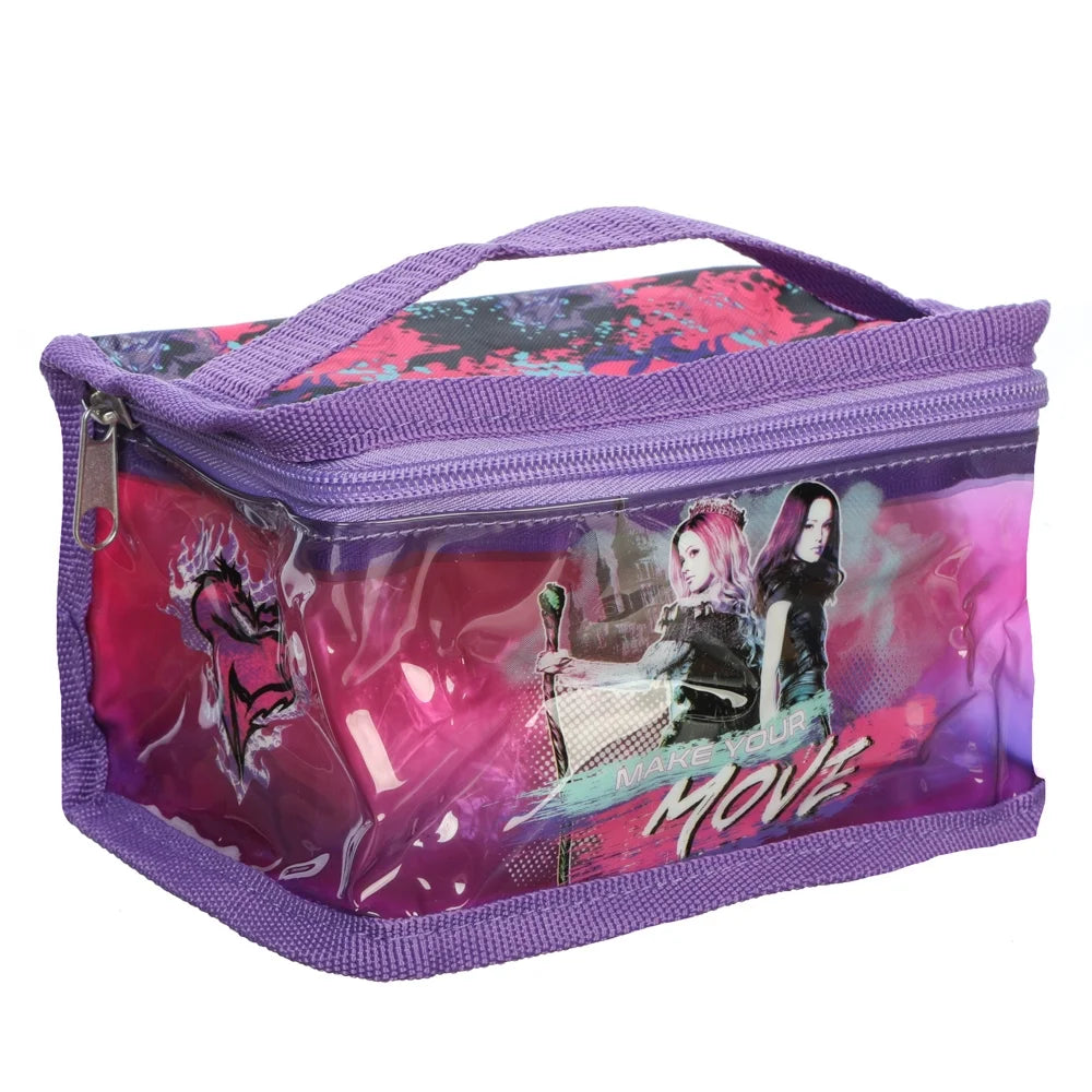 Clear Utility Case with Sleep Mask, Hair Ties and Comb & Mirror Set O3148