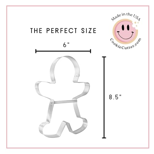 Extra Large Gingerbread Man Cookie Cutter 8.5 in F430790