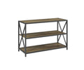40x22 Industrial Wood Bookcase K13157