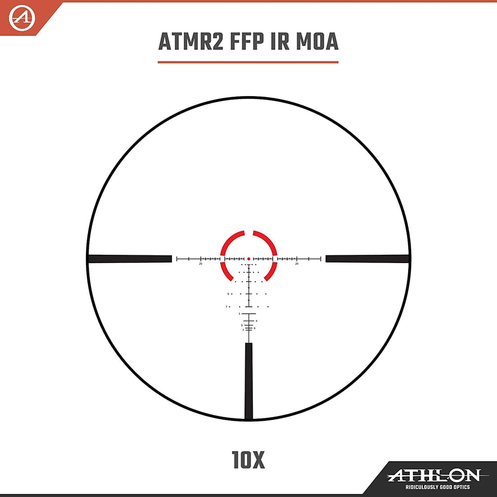 1-10x24 FFP IR MOA Riflescope with Lens Cleaning Pen E22783