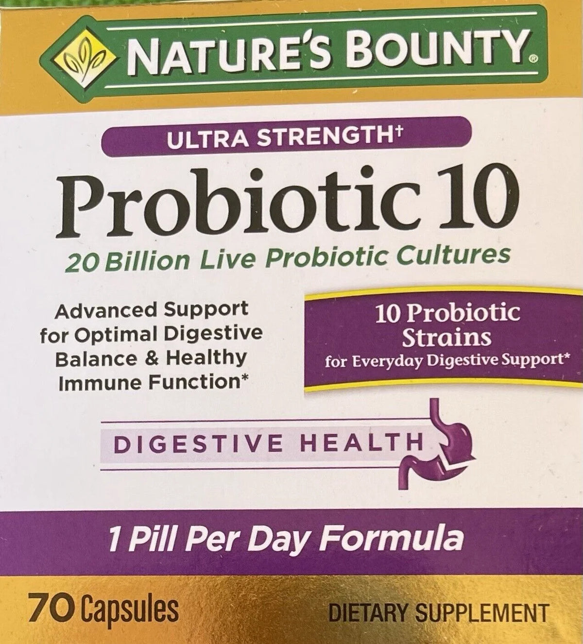 70 Capsules Probiotic 10 T764