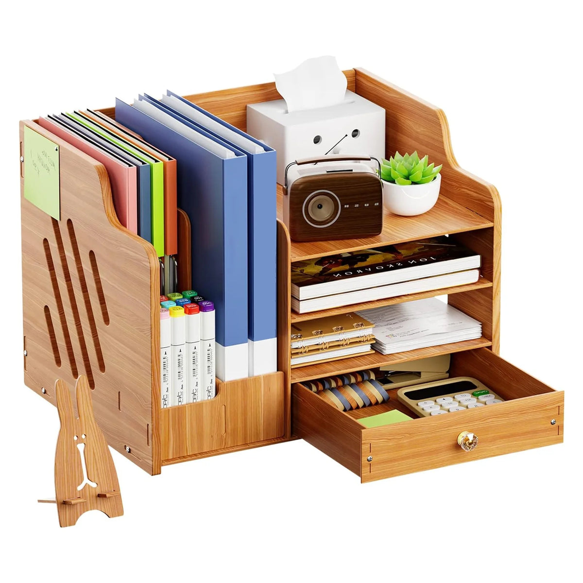 Wood Desk Organizer B5734