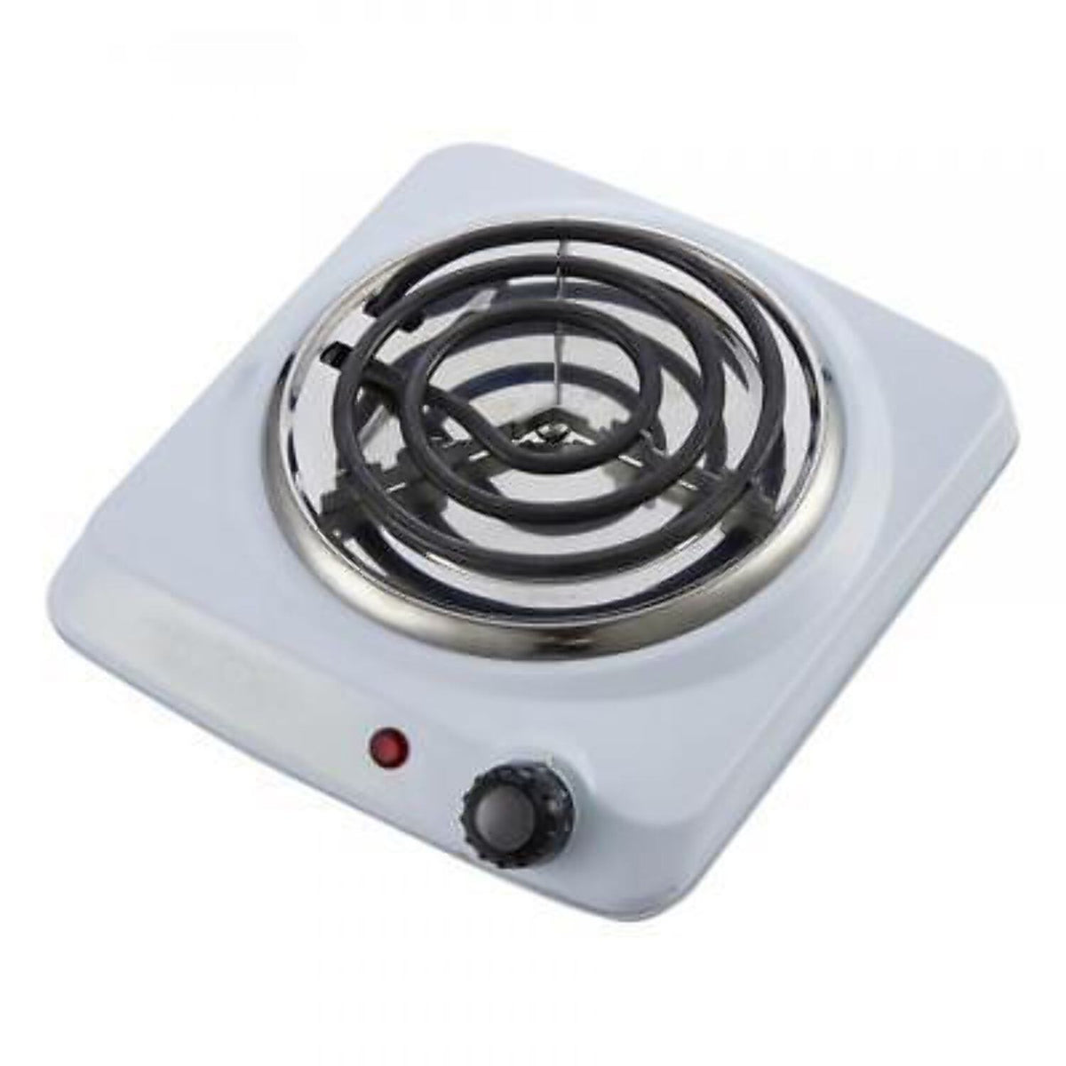 White Electric Single Burner Z424318