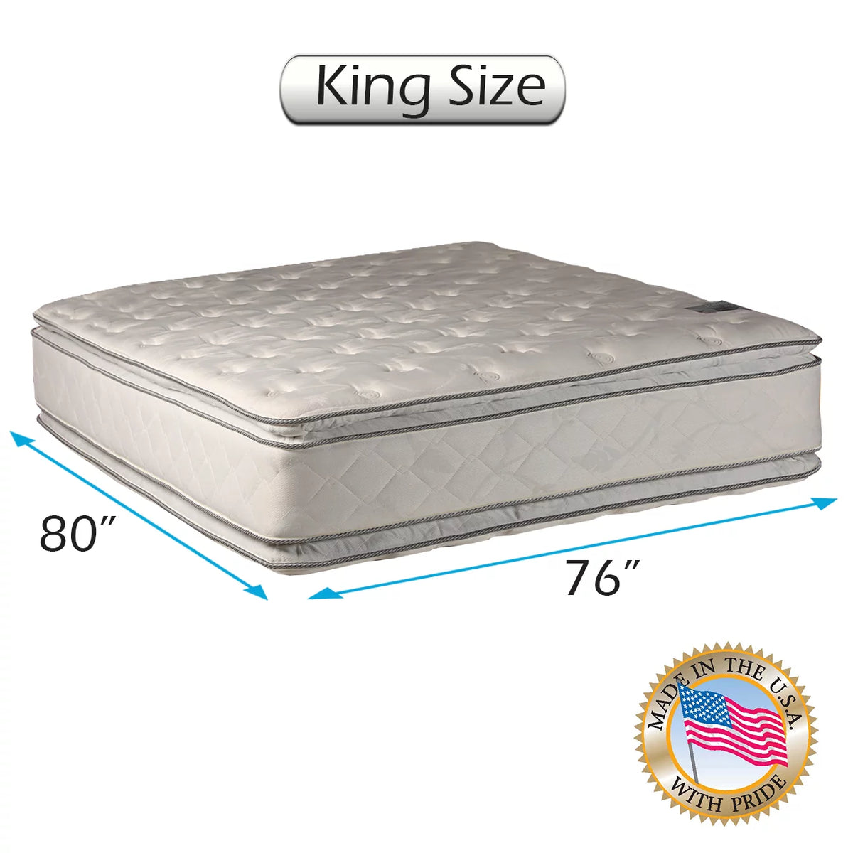 King Pillow Top Mattress C509