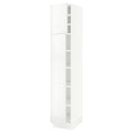 White High Cabinet with Shelves and 2 Doors K579