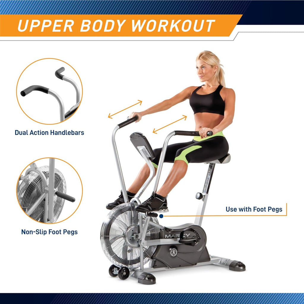 Black Upright Fan Bike J13420