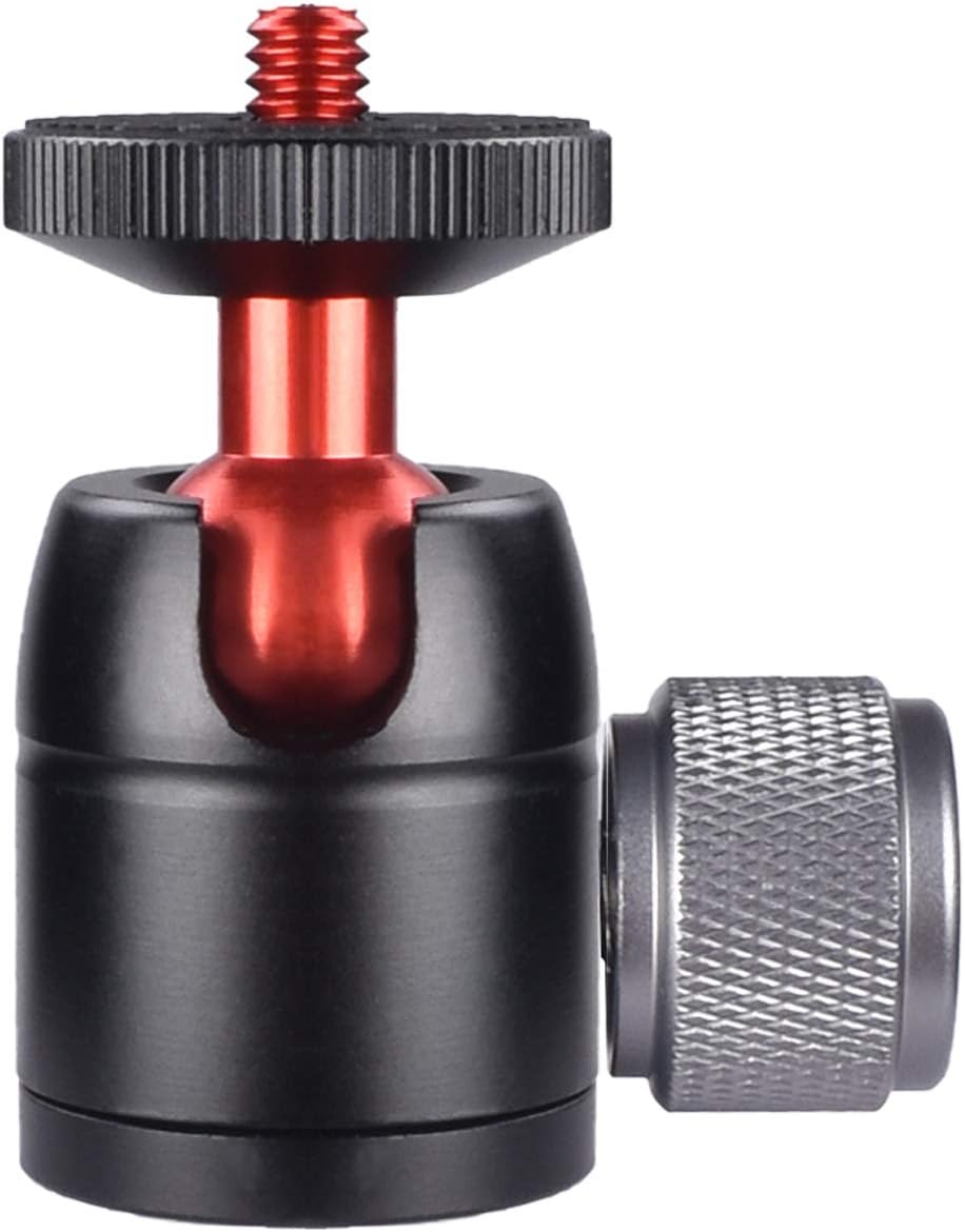 Mini Ball Head Adapter with 360 Degree Rotatable Aluminum Tripod Head X729
