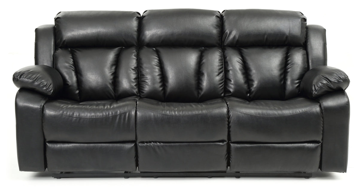 Black Reclining Sofa R3961