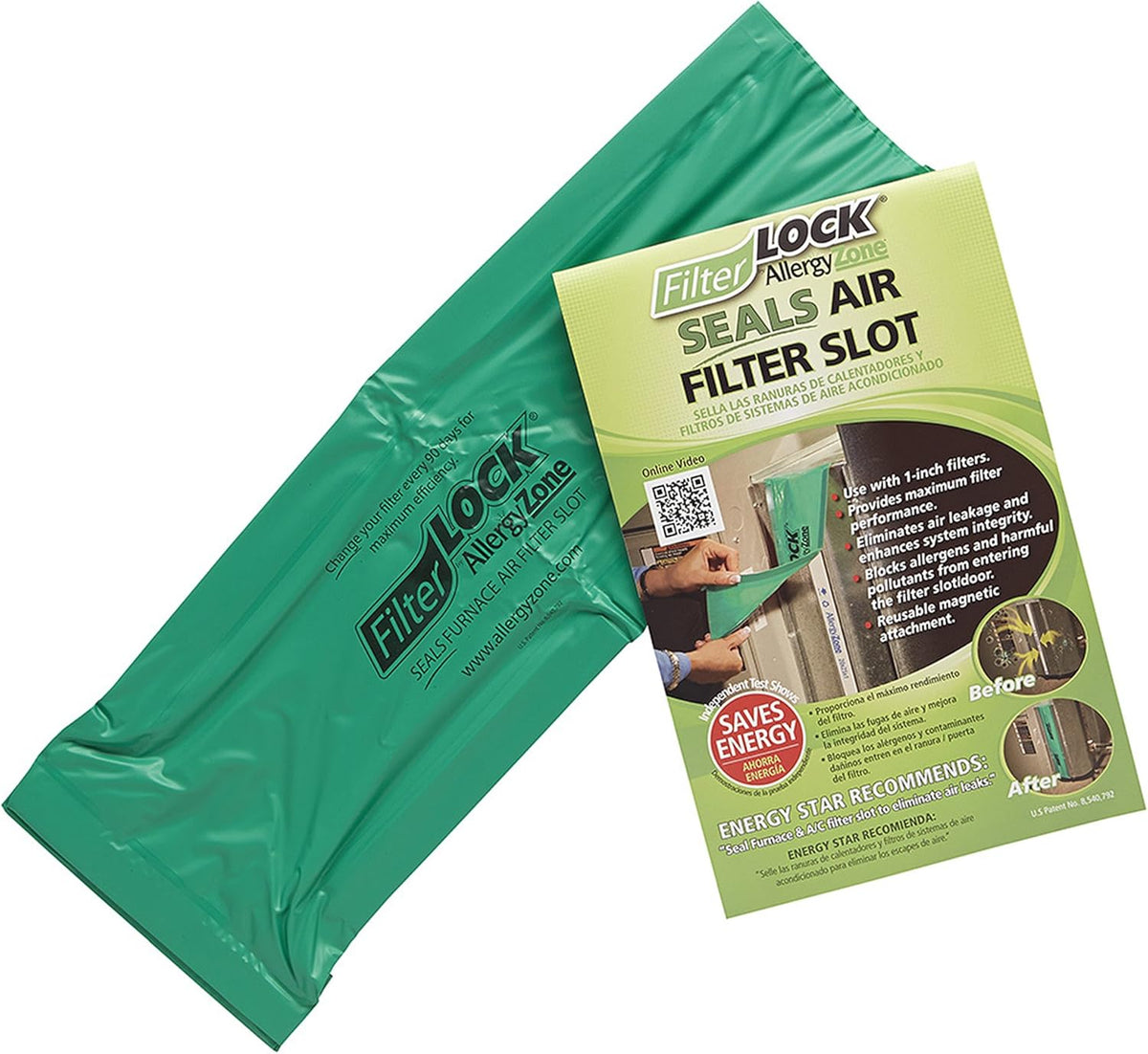 Filter Slot Seal for 1” Furnace Filter, Up To 25” Long P4744