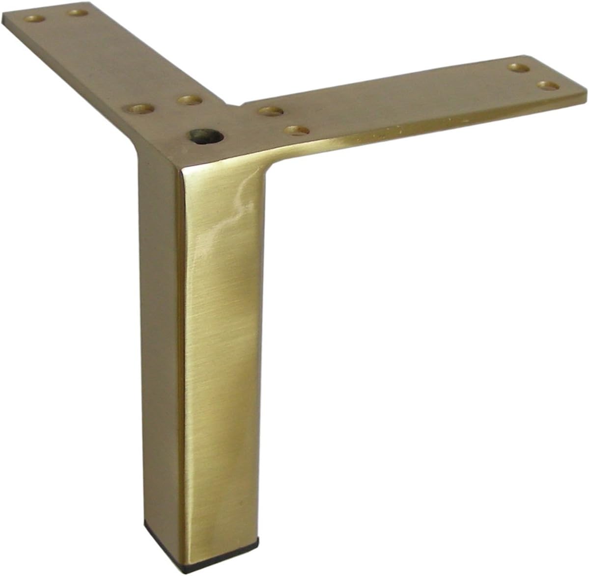 Brass Brushed Satin Chrome Metal Furniture Leg 4PC Z1835