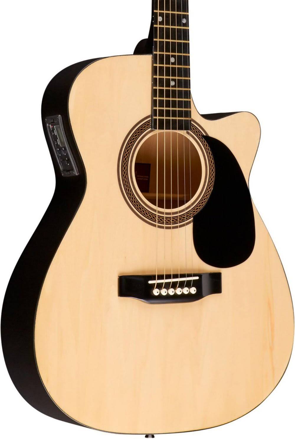 Natural Cutaway Acoustic-Electric Guitar L8545