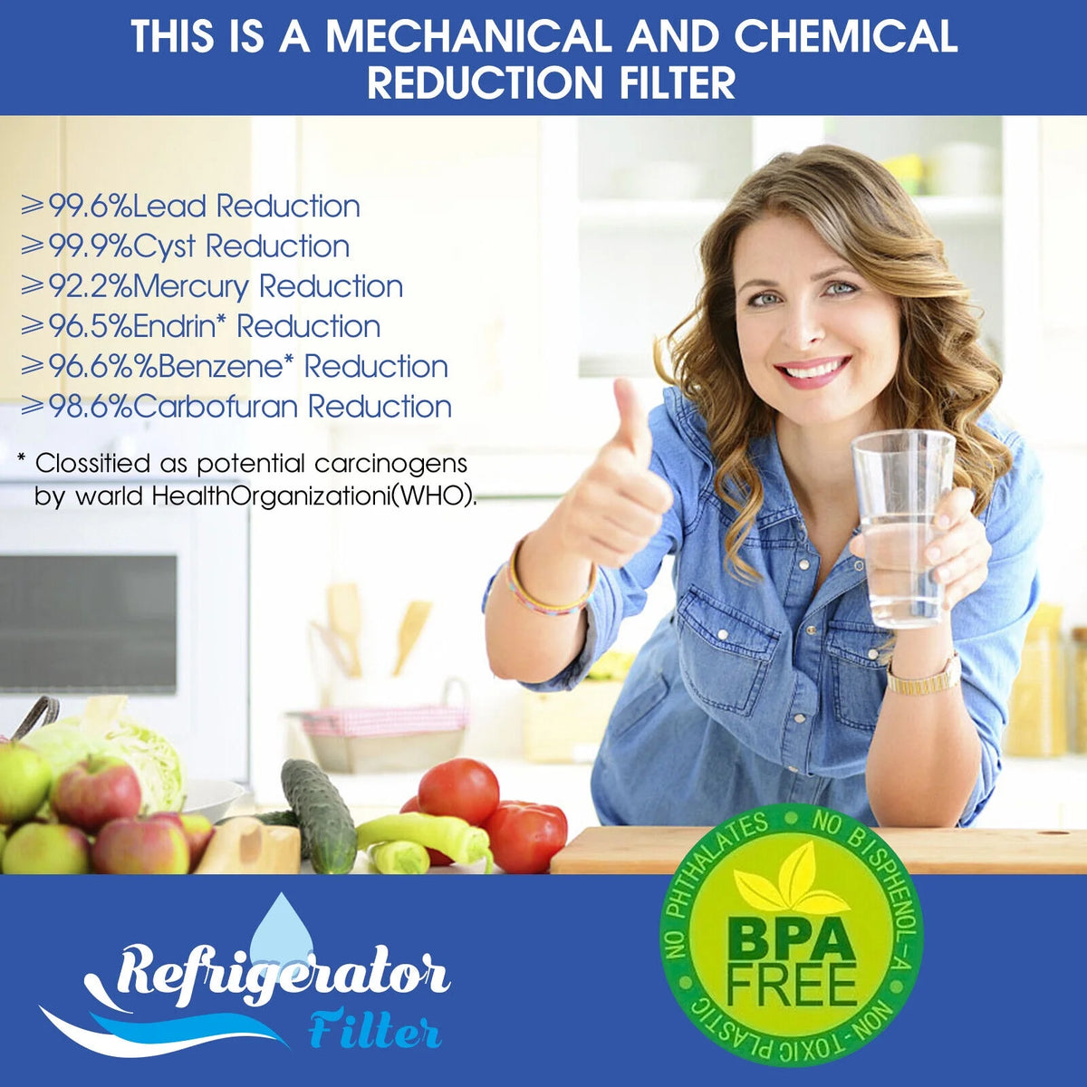4 Pack Refrigerator Water Filter Y629302