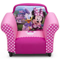 Kids Upholstered Chair with Sculpted Plastic Frame Y19675