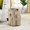 Bleached Beige Log Table W609