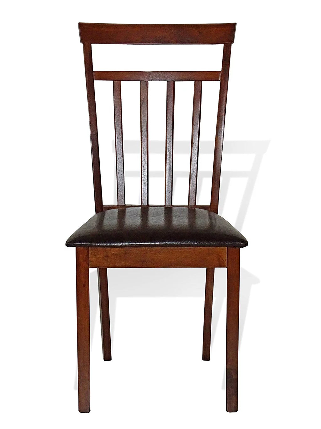 Set of 4 Solid Wood Dining Chairs with Padded Seat L6559