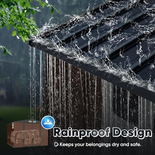 5X3 FT Heavy Duty Outdoor Metal Storage Shed F583207