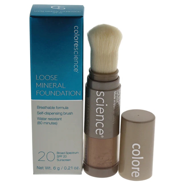 Loose Mineral Foundation Brush SPF 20 Tan Natural 0.21 oz Q10707