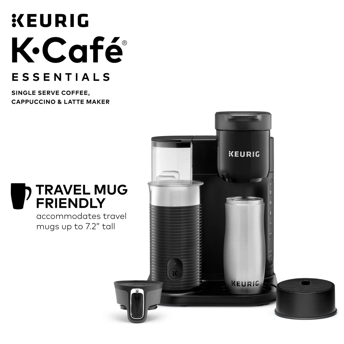 Single Serve K-Cup Pod Coffee Maker, Black A801