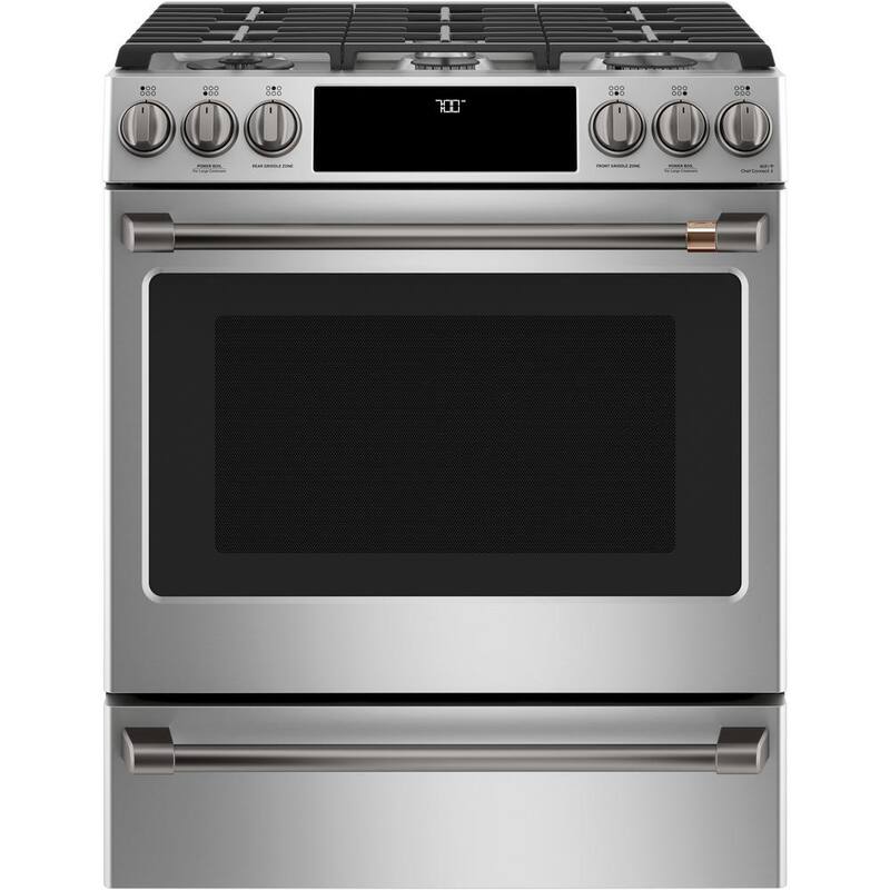 Gas Range Handle and Knob kit in Brushed Black R91982