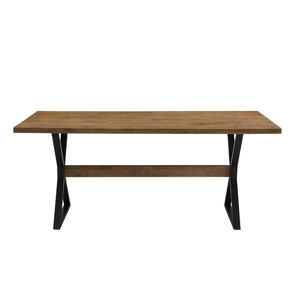 Modern Farmhouse X Leg Dining Table U7268