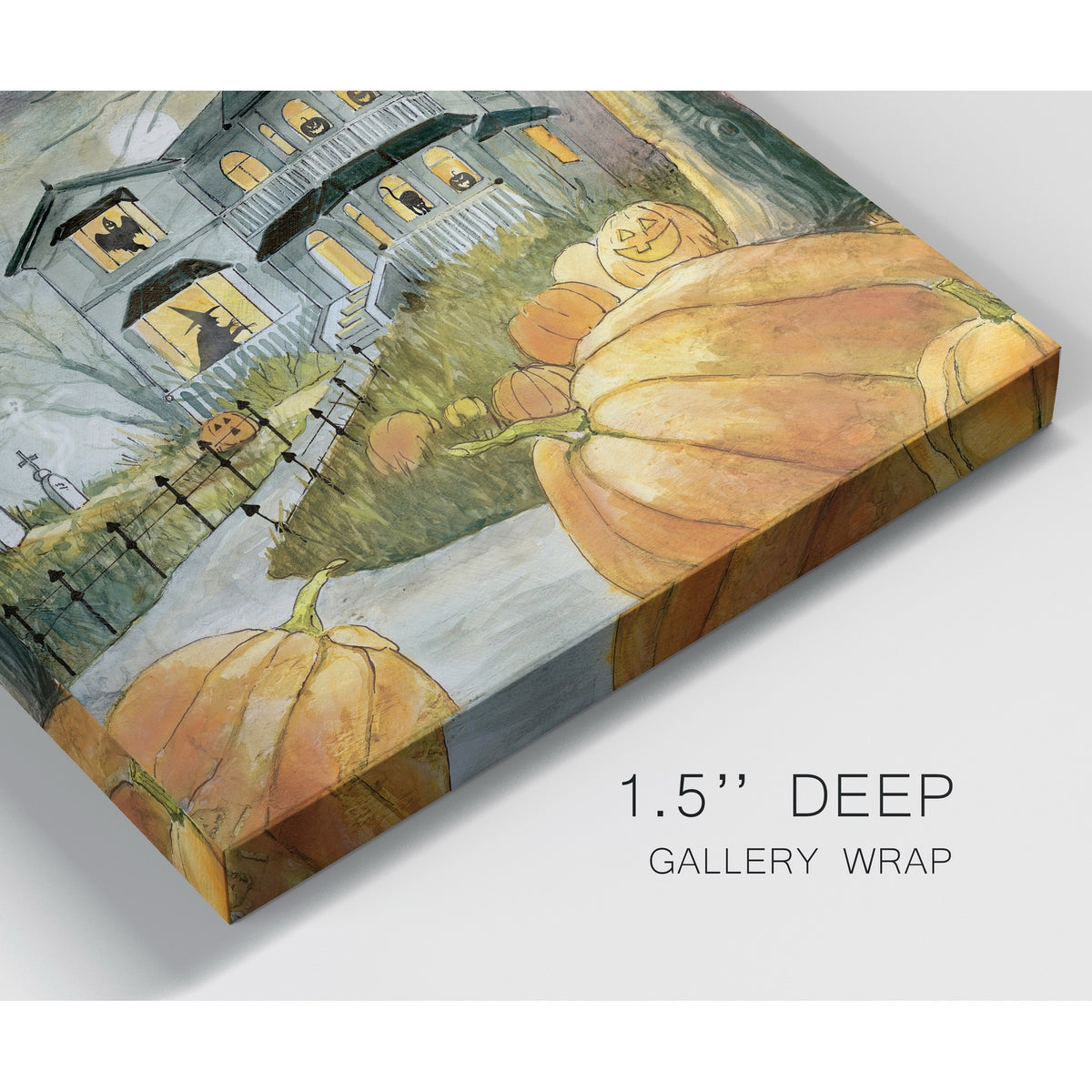 Haunted Patch Gallery Wrapped Canvas 10x10 Z993877