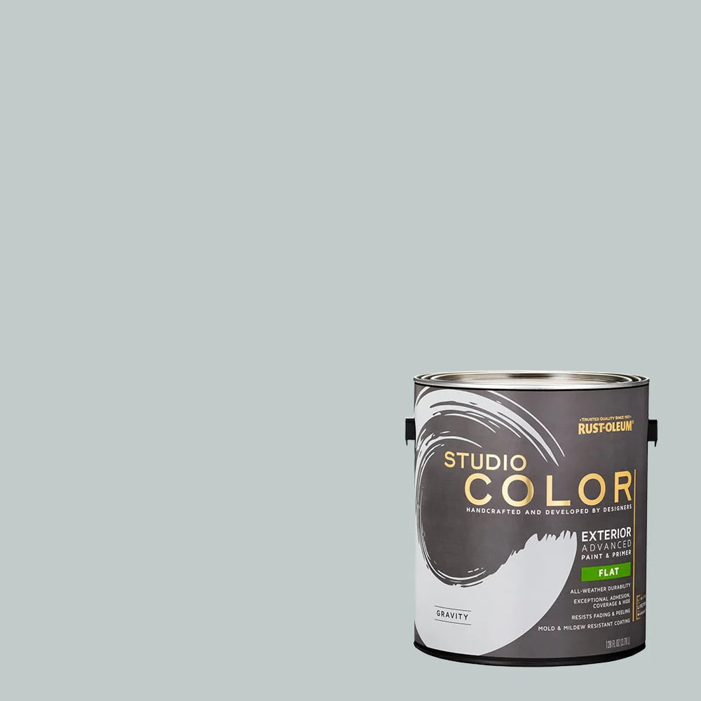 Rust-Oleum Studio Color Paint + Primer Exterior Flat, Gallon, 2 Pack H129