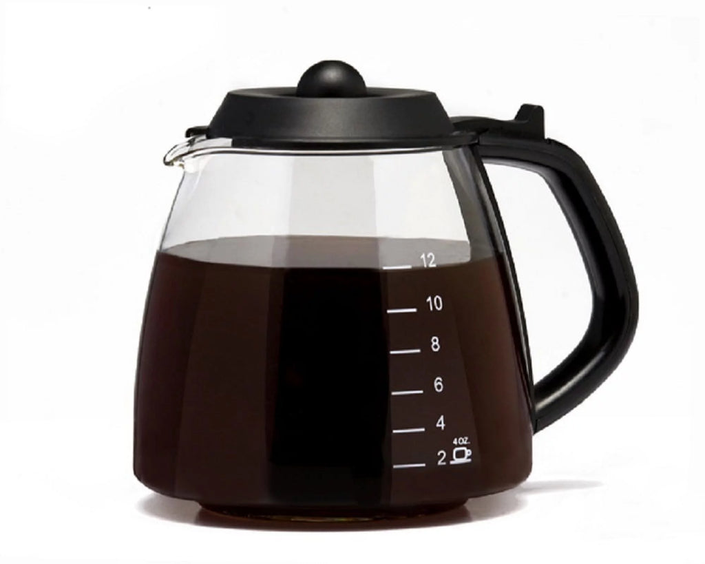 12-Cup Black Replacement Glass Carafe L135