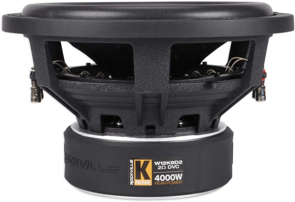 12 8000 Watt Car Subwoofers + Sealed Sub Box Enclosure N67782