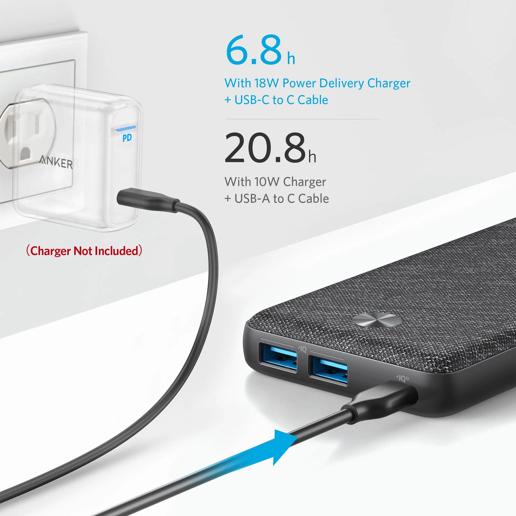 Black Portable Battery Charger R2342