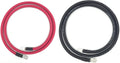 4 AWG Pure Copper Battery Cables, 8ft, Red/Black Set, 3/8” Lugs, Pack of 2 X3468