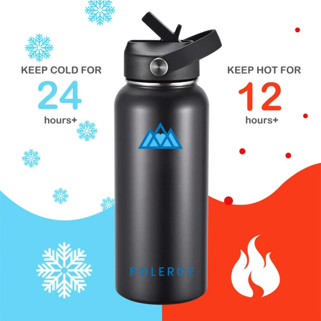Vacuum Insulated Stainless Steel Flask 21 Fl Oz White R965