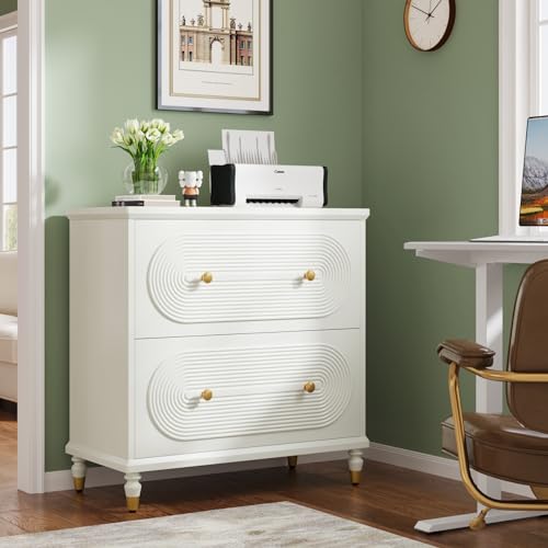 Gray 2-Drawer Wooden File Cabinet Q6888