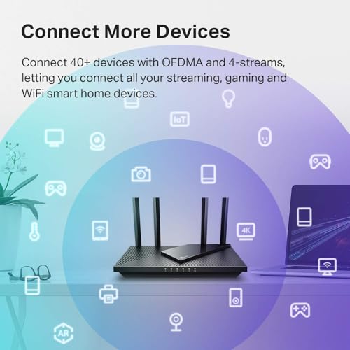 AX1800 WiFi 6 Dual Band Gigabit Router O8983