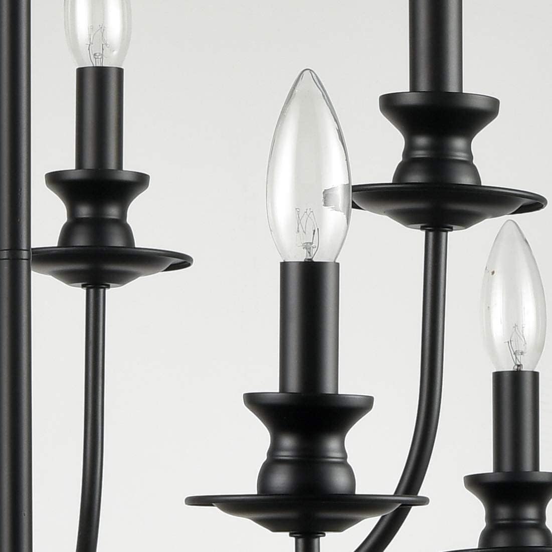 Black Metal Chandelier S41262