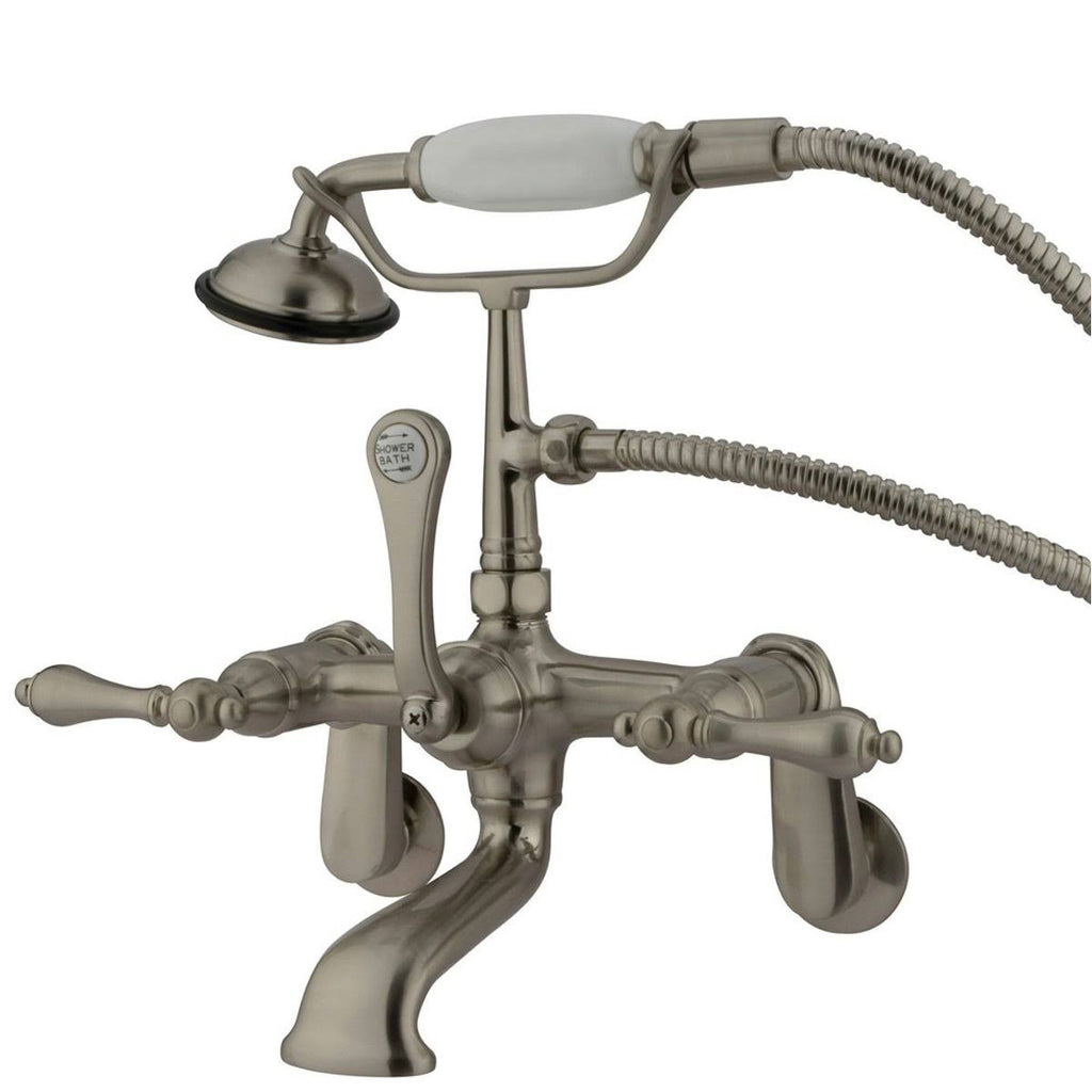 Oil Rubbed Bronze Wall Mount Clawfoot Tub Filler with Hand Shower G927617