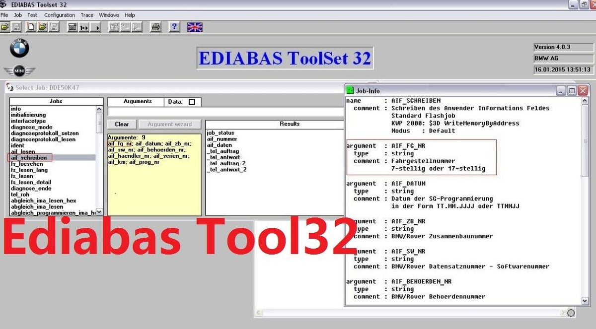BMW INPA K+DCAN Coding Tool G258546