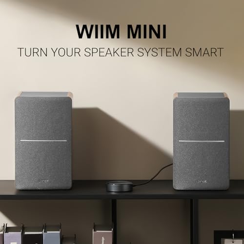 Powered Bookshelf Speakers with Wireless Wi-Fi Audio Streamer L1930