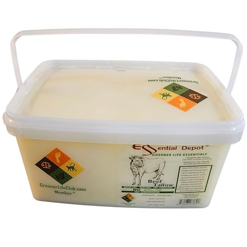 7 lbs Grass Fed Non-GMO Food Grade Beef Tallow I615