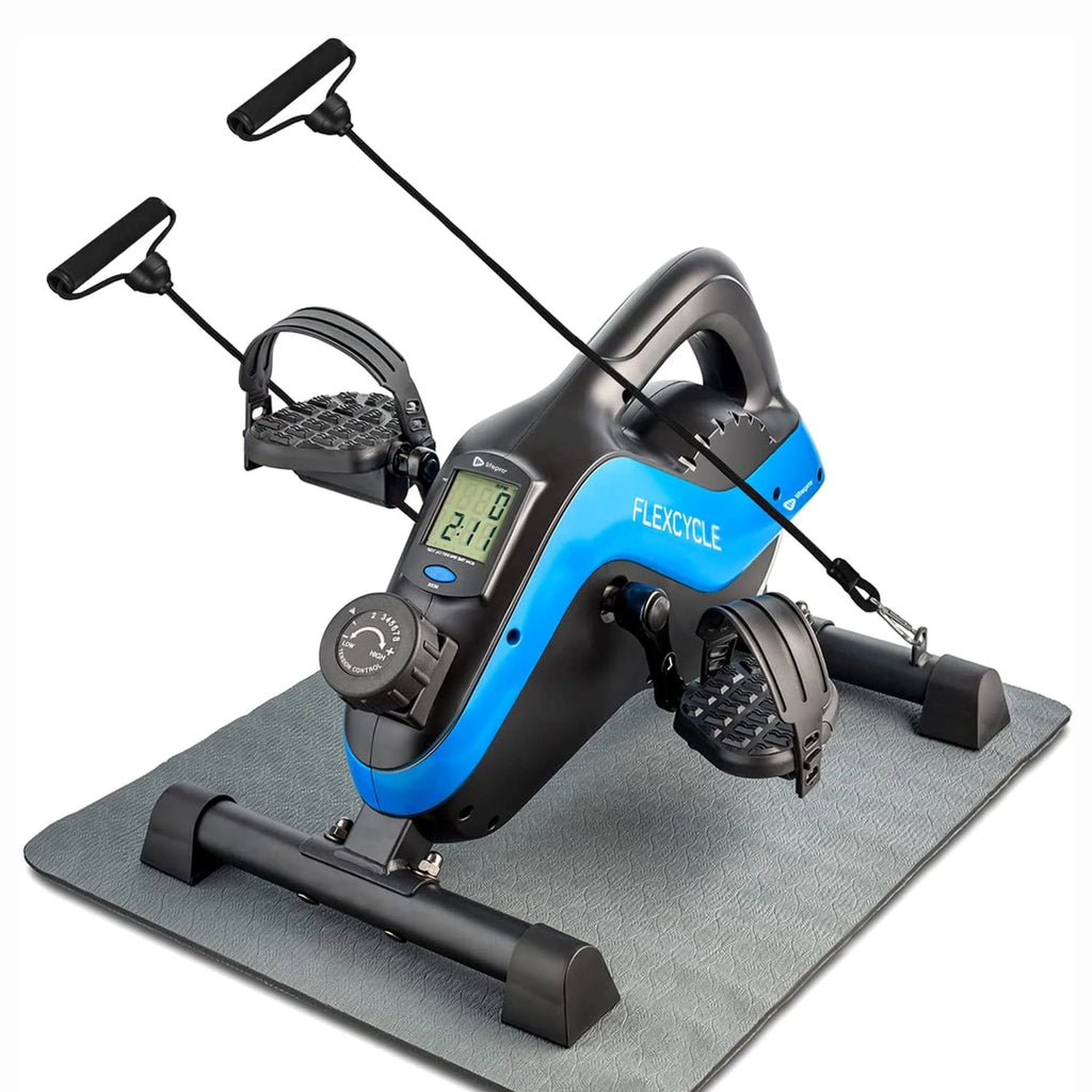 Blue Stationary Bike Pedal Exerciser S54746
